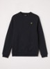 Sweater met logoborduring - Donkerblauw