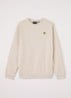 Sweater met logoborduring - Beige