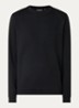 Sweater met logoprint - Zwart