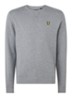 Sweater van katoen met logoborduring - Grijsmele