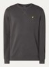 Sweater van katoen met logo-applicatie - Antraciet