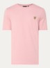 T-shirt met logo - Zalmroze