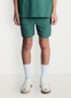 Zwemshorts met logoborduring - Donkergroen