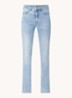 Dream mid waist bootcut jeans met donkere wassing - Lichtblauw