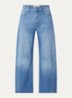 Dakota high waist balloon fit jeans met steekzakken - Blauw