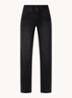 Dream high waist wide leg jeans met steekzakken - Zwart