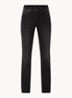 Dream mid waist flared jeans met stretch - Zwart
