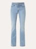 Dream mid waist flared jeans met stretch - Blauwgrijs