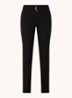 Dream mid waist slim fit jeans met stretch - Zwart