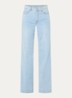 Dream Wide high waist wide leg jeans met stretch - Lichtblauw