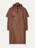 Regenjas met capuchon - unisex - Hazelnootbruin