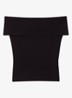 Fijngebreide off shoulder top - Jeans