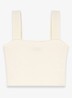 Maclyna cropped tanktop met stretch - Beige