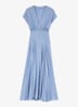 Midi jurk met jacquarddessin - Light Blue / Lichtblauw