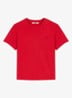 T-shirt met borduring - Steenrood