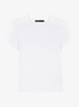 Tono T-shirt met ribstuctuur - Wit