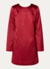 Elna mini jurk met rugdecolleté - Donkerrood