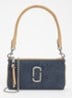 The Pochette schoudertas met logo - Indigo
