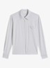 Blouse met borstzak - Lichtgrijs