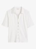 Blouse met wide spread kraag - Wit