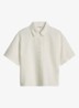 Blouse in linnenblend - Silky White-1183 / Wit