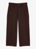High waist wide fit jeans met gekleurde wassing - Aubergine