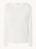 Longsleeve met boothals - Gebroken wit