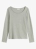 Longsleeve met boothals - Grijs
