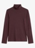 Longsleeve met col - Donkerbruin
