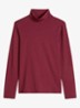 Longsleeve met col - Donkerrood