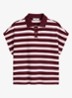 Polo met streepprint - Dark Red/7026