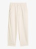 Straight fit cropped jeans met gekleurde wassing - Beige