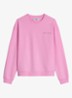 Sweater met logo- en backprint - Pale Bubblegum/8205