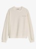 Sweater met logo- en backprint - Silky White/1183