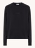 Sweater met logo - Zwart
