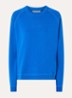 Sweater met logo - Kobaltblauw