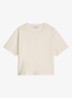 T-shirt met borduring - Silky White-1183 / Wit