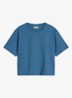 T-shirt met borduring - Medium Blue 4671-4671 / Blauw