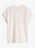T-shirt met ronde hals - Silky White-1183 / Wit