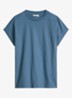 T-shirt met ronde hals - Medium Blue 4671-4671 / Blauw