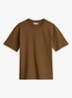 T-shirt met ronde hals - Umbra Brown-1624 / Bruin