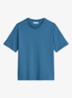T-shirt met ronde hals - Medium Blue 4671-4671 / Blauw