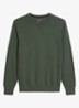 Fijngebreide pullover in scheerwolblend - Mangroven / Groen