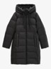 Gewatteerde jas met capuchon - Black / Zwart