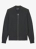 Grofgebreid vest in scheerwolblend - Dark Navy-898 / Blauw
