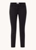 Laxa mid waist skinny fit pantalon in  katoenblend - Zwart