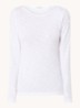 Longsleeve met boothals - Wit