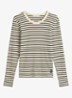 Longsleeve met streepprint - Zwart