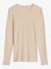Longsleeve met stretch - Naturel