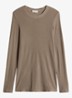 Longsleeve met stretch - Taupe